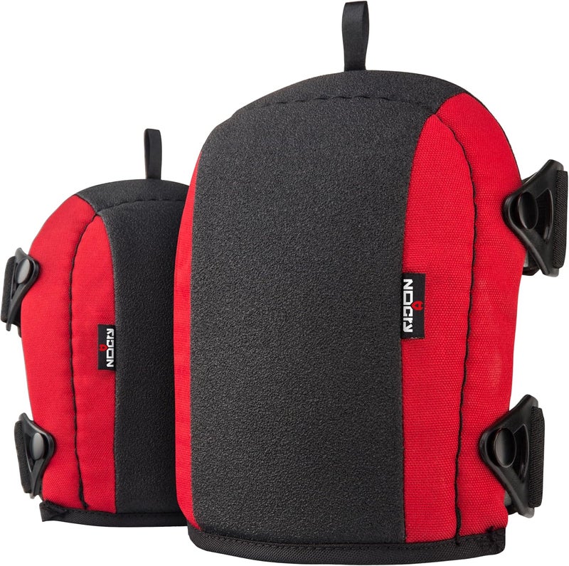 NoCry Non-Slip Work Knee Pads for Men and Women with Thick Soft Foam Padding, Strong, Adjustable Straps and Easy-to-Use Buckle Clips — Stay in Place While You Move — Perfect for Flooring or Gardening - Image 1